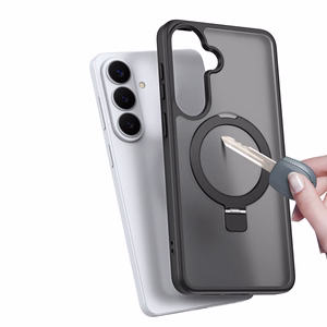 Dėklas Dux Ducis Yind Magnetic Stand Samsung S942 S26 juodas