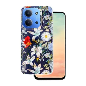 Glow Glam dėklas telefonui Xiaomi Redmi 15 4G EU / 15 5G EU (171,08 x 82,05 x 8,55) mėlynas