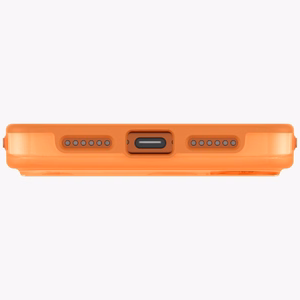 "Uniq Clario Magclick" įkrovimo dėklas "iPhone 17 Pro" - oranžinis
