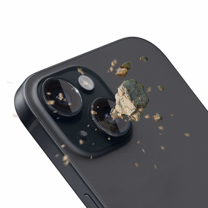 Tempered glass for camera 3mk Lens Pro Apple iPhone 15 black