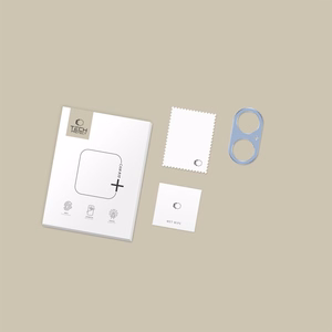 Tech-Protect Camalloy Fit+ kameros stiklas iPhone 17 mėlynas