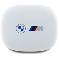 BMW Bluetooth ausinės BMBEMIATP20LOH TWS + įkrovimo stotelė baltos/baltos spausdinti logotipai