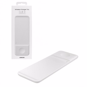 Belaidis įkroviklis Samsung Trio EP-P6300TWEGEU baltas 25W (su įkrovikliu ir laidu) / 100% originalus /