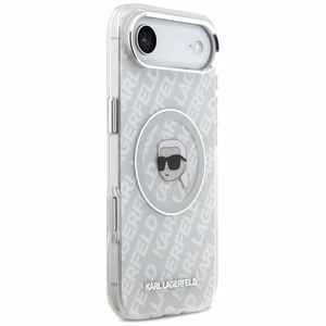 Karl Lagerfeld IML Karl Head Logo Magnetinis iPhone Air dėklas - pilkas
