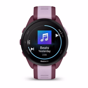 Garmin Forerunner 165 Music – GPS išmanusis laikrodis, AMOLED, 43 mm, violetinis