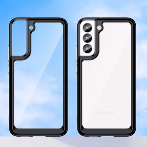 Outer Space dėklas telefonui Samsung Galaxy S23+ su lanksčiu rėmeliu juodas