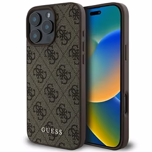 Guess 4G Classic Чехол iPhone 16 Pro Max - коричневый