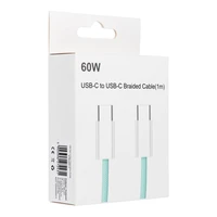 Kabelis Type-C į Type-C PD QC3.0 3A 60W C263 1 m žalias