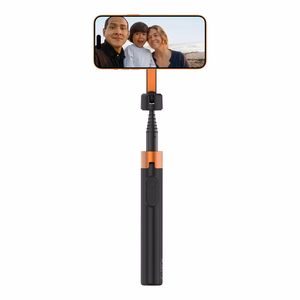 TECH-PROTECT L10S MAGSAFE BLUETOOTH ASMENUKIŲ LAZDA-TRIKOJIS juodas/oranžinis