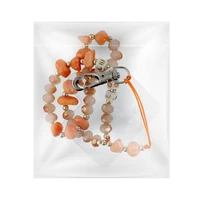 LOVE telefono dirželis, pakabukas / virvelės ilgis 44 cm (22 cm kilpoje) / ant rankos – oranžinis