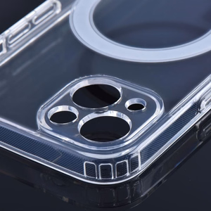 CLEAR MAG COVER magnetinis dėklas telefonui su kameros apsauga, suderinamas su MagSafe, skirtas IPHONE 12, skaidrus