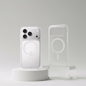 Dėklas skirtas iPhone 15 Forcell F-Protect Clear Hybrid Premium suderinamas su Magsafe skaidrus