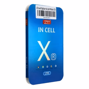 LCD ekranas iPhone Xr su jutikliniu skydeliu juodas