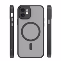 Mag Matt dėklas iPhone 12 6,1" juodas