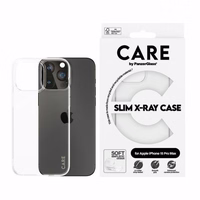CARE by PanzerGlass plonas X-Ray dėklas telefonui iPhone 15 Pro Max - skaidrus