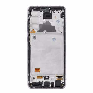 OLED LCD-дисплей REWA с рамкой для SAMSUNG A72 4G, черный