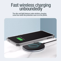 Nillkin Nature Pro šarvuotas dėklas su magnetiniu žiedu Samsung Galaxy S24+ telefonui - baltas