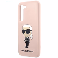 Karl Lagerfeld KLHCS23SSNIKBCP S23 S911 silikoninis dėklas rožinis Ikonik