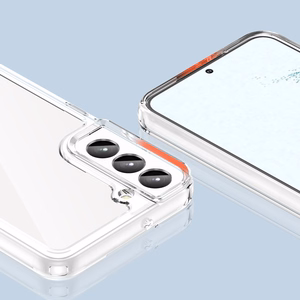 Outer Space dėklas telefonui Samsung Galaxy S23+ su lanksčiu skaidriu rėmeliu