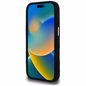 Karl Lagerfeld FW Jeans Signature Logo Dėklas iPhone 16 Pro - juodas