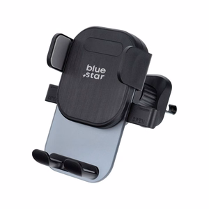 BLUE STAR automobilinis laikiklis oro angai AUTO LOCK X2, juodas