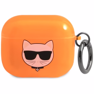 Karl Lagerfeld Choupette case for AirPods 3 - orange