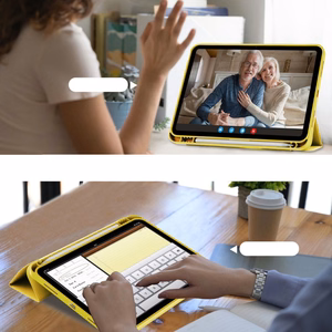 Tech-Protect SC Pen dėklas telefonui iPad 10.9" 2022 - geltonas