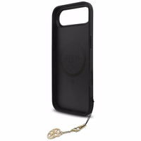 Guess 4G Charms Collection Magnetinis dėklas telefonui iPhone Air - juodas