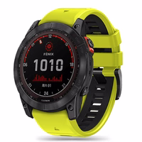 TECH-PROTECT ICONBAND PRO GARMIN FENIX 3 / 5X / 3HR / 5X PLUS / 6X / 6X PRO / 7X ŽALSVAI GELTONAS/JUODAS