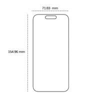 LCD apsauginis stikliukas 9H Apple iPhone 15 Pro Max