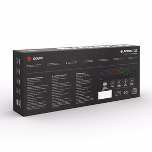Savio Blackout X2 механическая клавиатура Outemu Red, Hot Swap