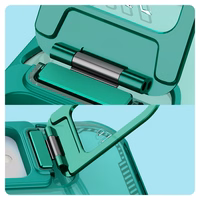 Nillkin Iceblade Prop magnetinis dėklas su stovu iPhone 16e telefonui - žalias