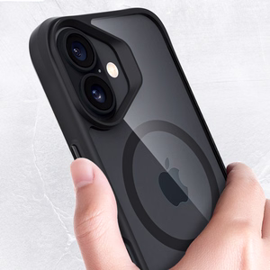 Чехол 3mk Satin Armor MagCase для iPhone 17 - чёрный