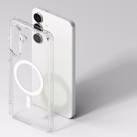 Ringke Fusion magnetinis MagSafe dėklas telefonui Samsung Galaxy S25 FE - skaidrus