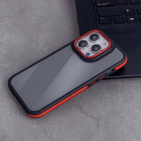 Telefono Dėklas "Crystal Black" Samsung S921 S24 Raudonas