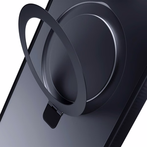 3mk dūminis magnetinis dėklas telefonui su stovu Samsung Galaxy S25 - juodas