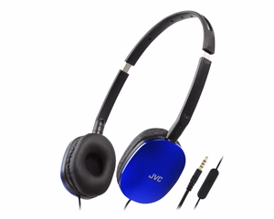 JVC HA-S160M-AU наушники/гарнитура проводные накладные для звонков/музыки синие