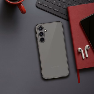 BOX PREMIUM 1,5 mm dėklas telefonui SAMSUNG A35 skaidrus juodas