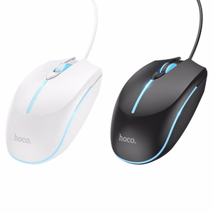 Laidinė žaidimų pelė Hoco USB A 2400 dpi GM37 juoda