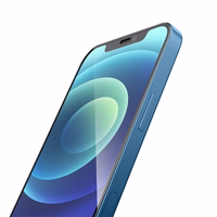 Borofone apsauginis stiklas BF8 Diamond Armor pilnas ekranas 5D didelis lankas Iphone 12 Pro Max - 10 vienetų