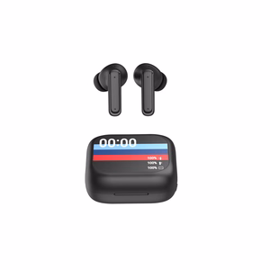 "Forever" "Bluetooth" ausinės su ANC +ENC ekranu TWSS-500 juodos spalvos