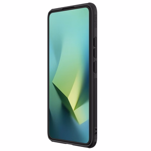 Nillkin Super Frosted Shield Pro sustiprintas dėklas Xiaomi 14 Pro telefonui - juodas