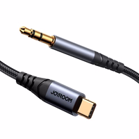 Audio adapteris Joyroom (SY-A07) iš "USB-C" į 3,5mm 1.2m juodas