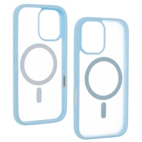 Liavec minkštas dėklas skirtas Iphone 17 mėlynas