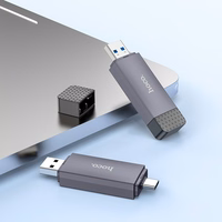 Atminties kortelių skaitytuvas HOCO HB45: SD, TF, USB-A, USB-C