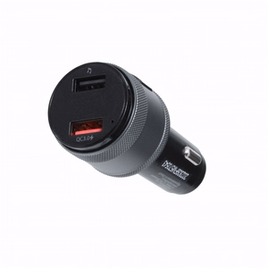 ART FM transmiteris bluetooth 5.0 + 2 x USB A QC3.0 FM-57 juodas