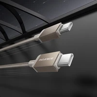 Borofone Kabelis BX120 Placer - Type C į Type C - PD 60W 1 metras auksinis