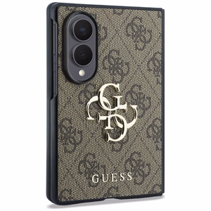 Rudas „Guess Big 4G Logo“ dėklas, skirtas „Samsung Galaxy Z Fold8“