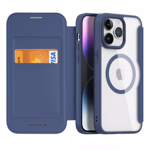 Dėklas Dux Ducis Skin X Pro Apple iPhone 15 Pro Max mėlynas