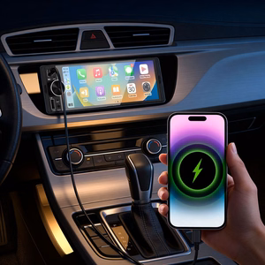 Kruger&Matz KM2016 1DIN CarPlay/AndroidAuto automobilio radijas
